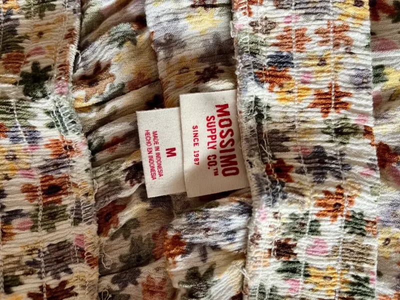 Falda larga floral bohemia para mujer - 6