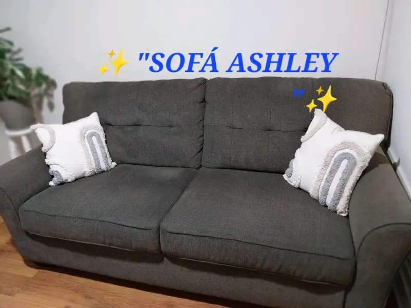 Sofá Ashley gris oscuro cómodo y elegante - 1