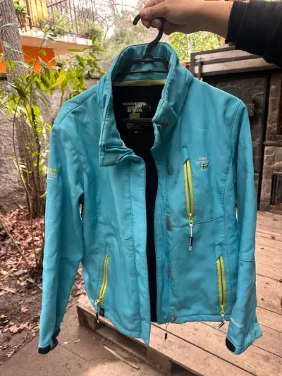 Chaqueta azul para mujer Geographical Norway - miniatura 1