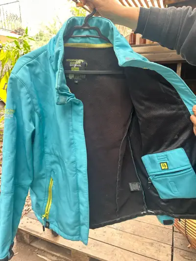 Chaqueta azul para mujer Geographical Norway - miniatura 3