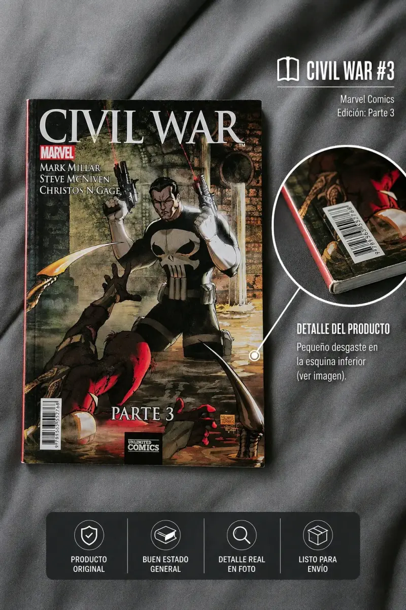 Comic Civil War Parte 3 de Marvel - 1
