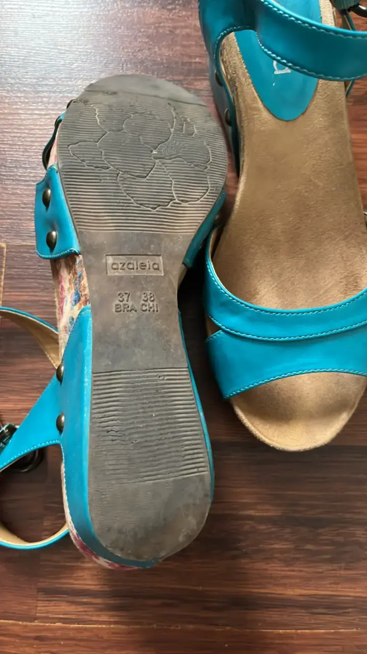 Sandalias Azaleia azul talla 38 - 2
