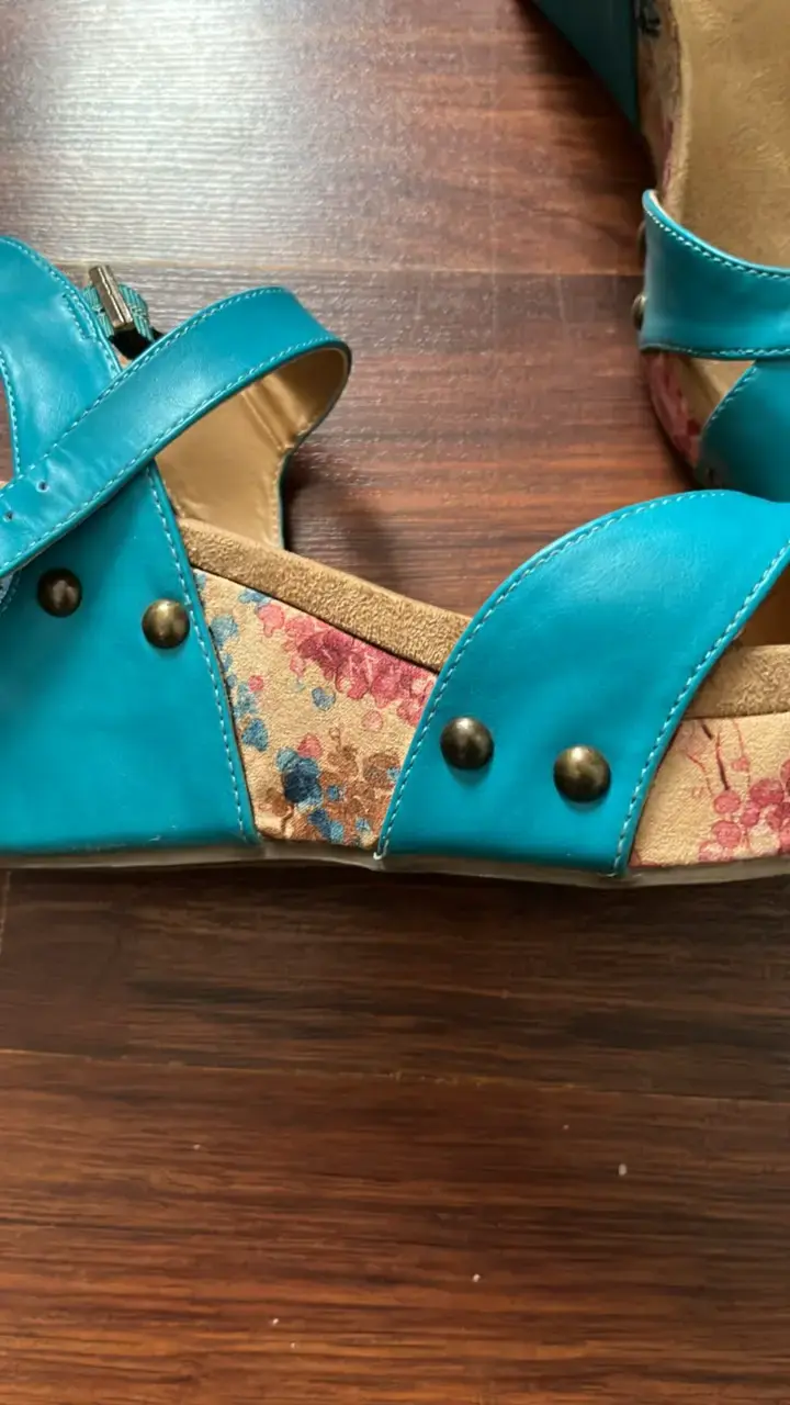 Sandalias Azaleia azul talla 38 - 3