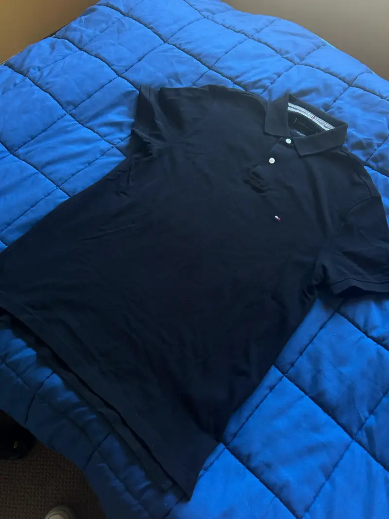 Polera Polo Negra Tommy Hilfiger para Hombre - 1