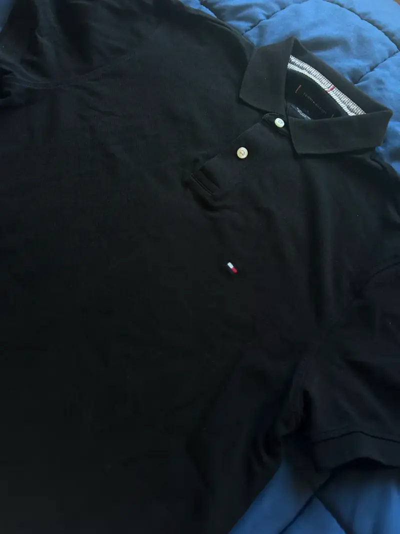 Polera Polo Negra Tommy Hilfiger para Hombre - 2