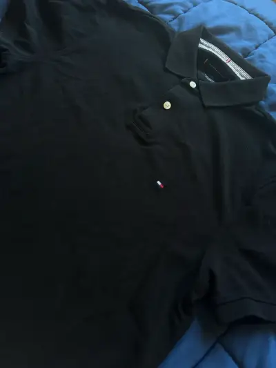 Polera Polo Negra Tommy Hilfiger para Hombre - miniatura 2