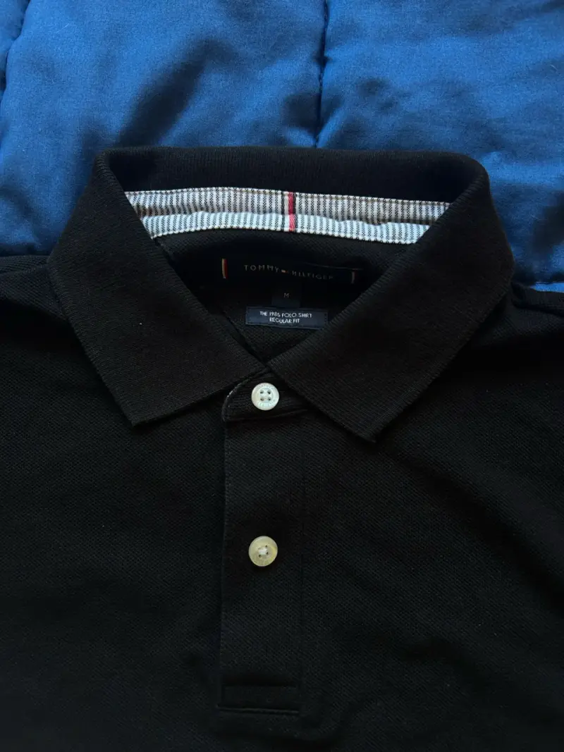 Polera Polo Negra Tommy Hilfiger para Hombre - 3
