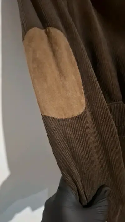 Chaqueta hombre cotelé cafe - miniatura 2