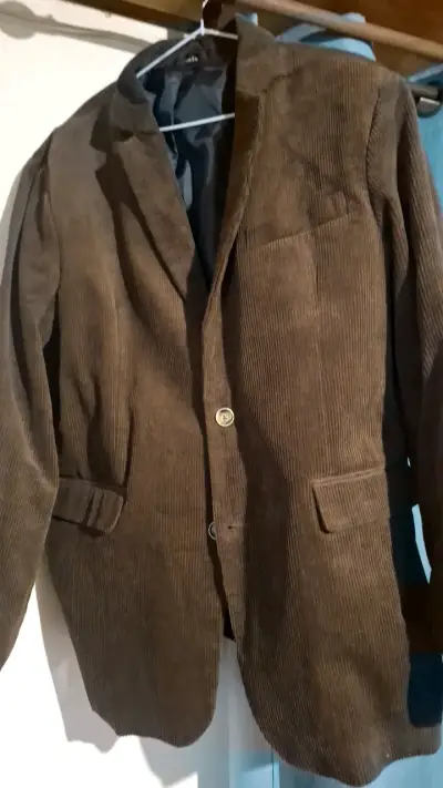 Chaqueta hombre cotelé cafe - miniatura 3