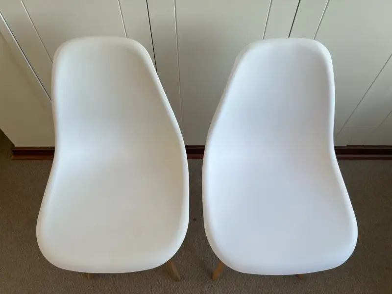Par de sillas Eames blancas - Excelente estado - 4