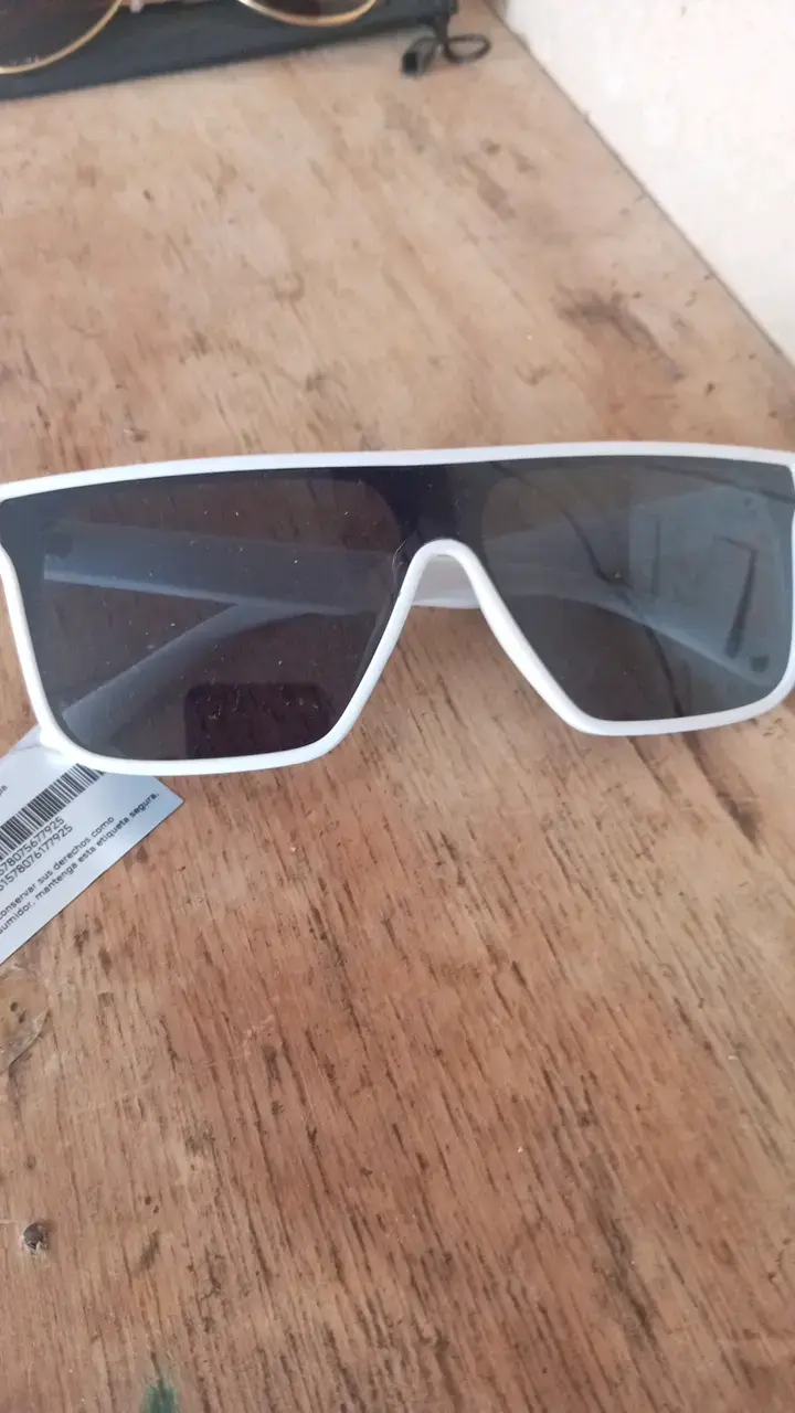 Gafas de sol deportivas blancas unisex