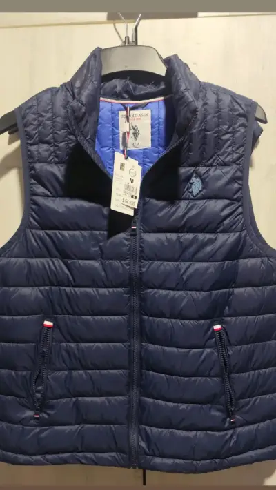 CHAQUETA SIN MANGA POLO USA ORIGINAL Talla M L XX - miniatura 2