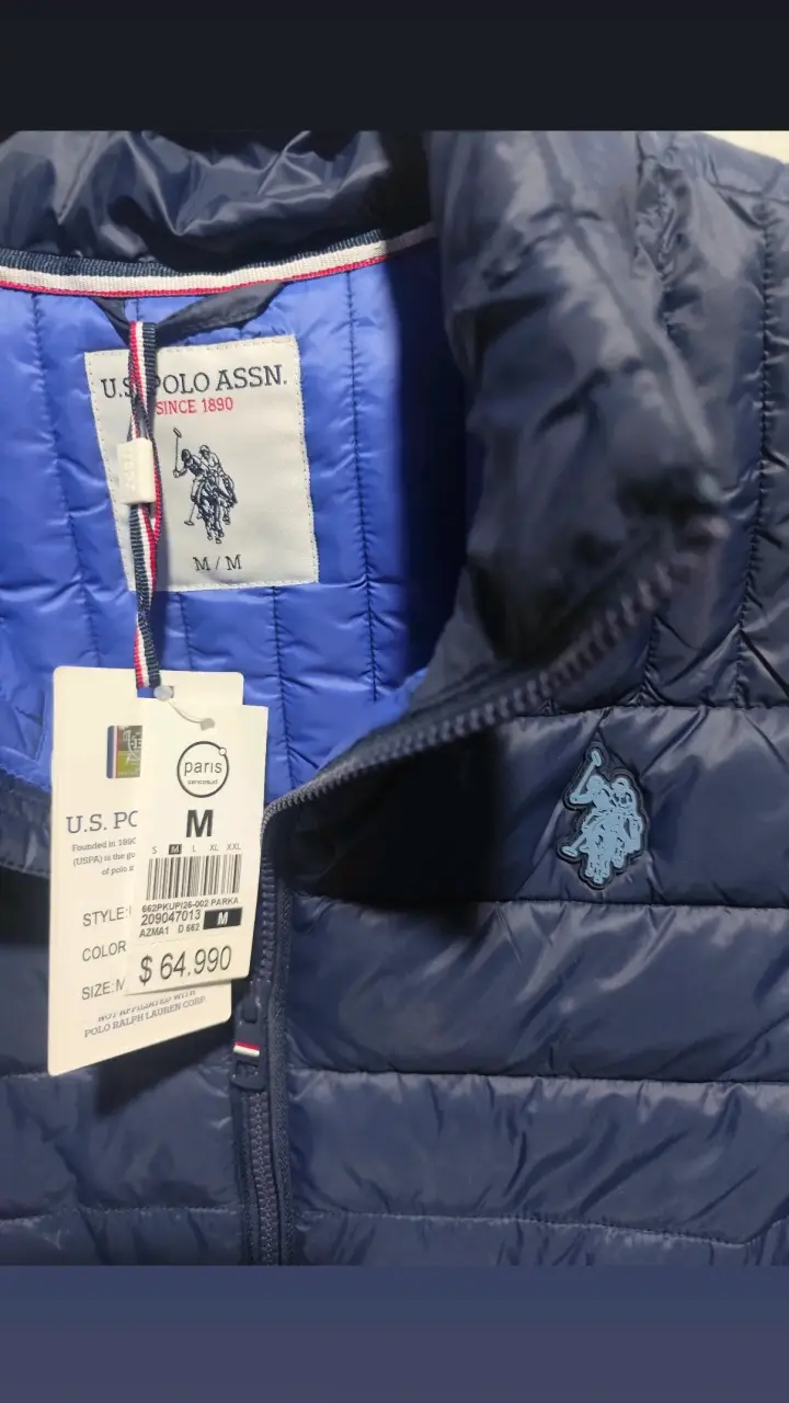 CHAQUETA SIN MANGA POLO USA ORIGINAL Talla M L XX - 3