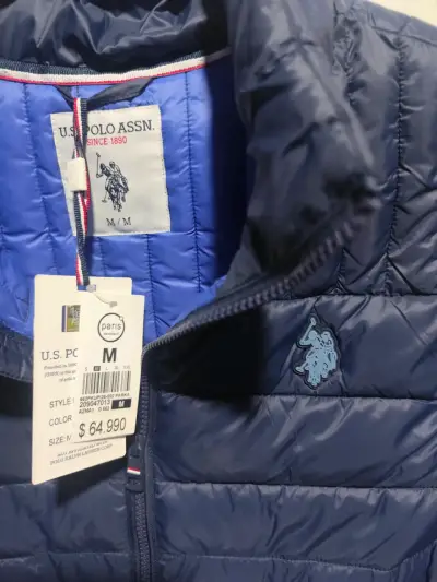 CHAQUETA SIN MANGA POLO USA ORIGINAL Talla M L XX - miniatura 5
