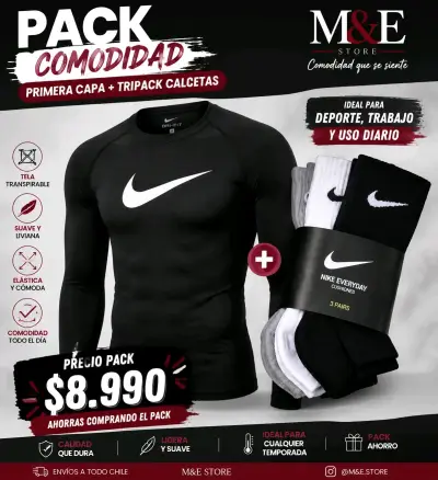 Pack de Ropa Interior Calvin Klein y Calcetas Nike - miniatura 2