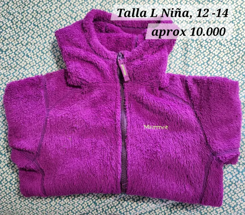 Chaqueta Polar Morada Marmot Niña Talla L