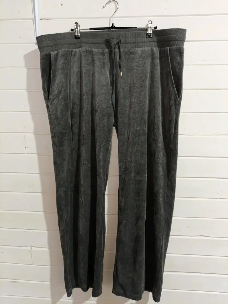 Pantalones de Plush gris Darling talla 2X - 1