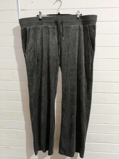 Pantalones de Plush gris Darling talla 2X - miniatura 1