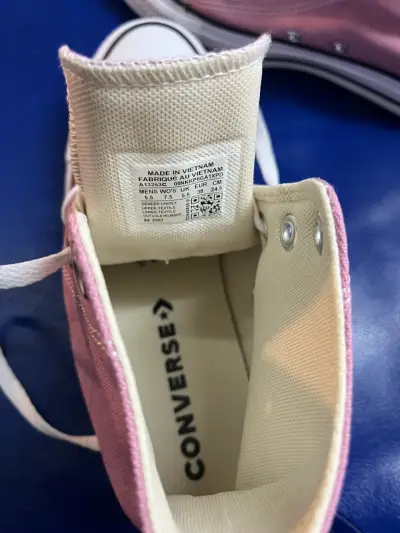 Zapatillas Converse rosadas de lona para mujer - miniatura 4