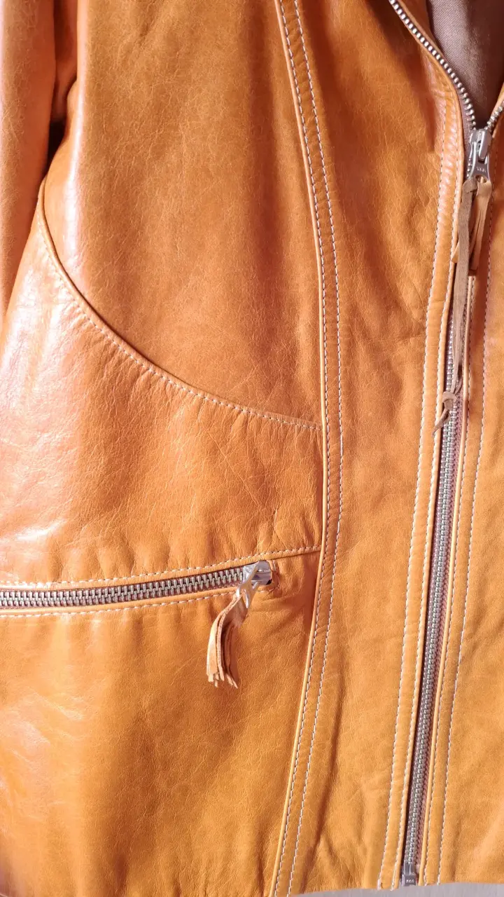 Chaqueta de cuero marca Nativo XL - 4