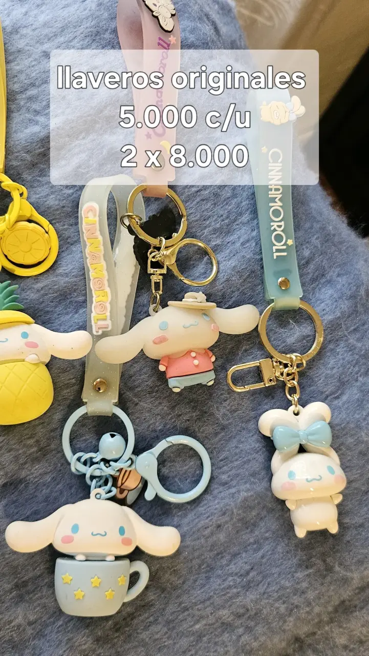 Llaveros Cinnamoroll originales variados - 1