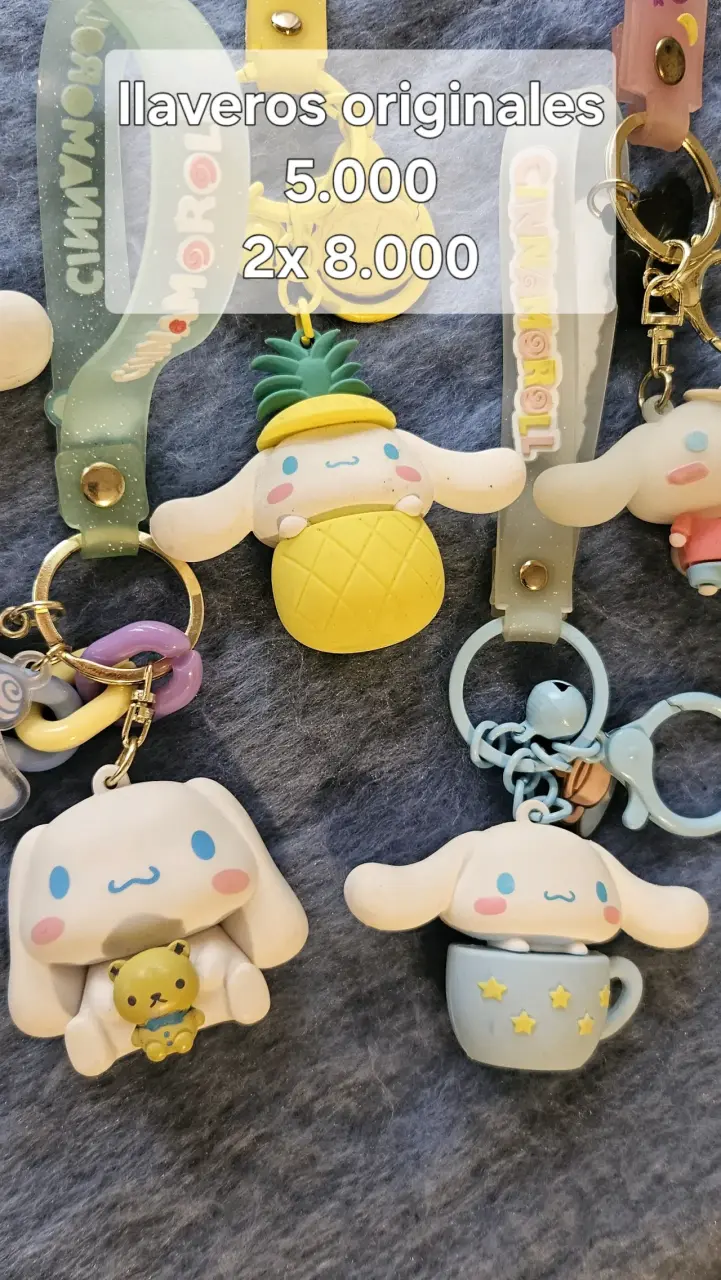 Llaveros Cinnamoroll originales variados - 2