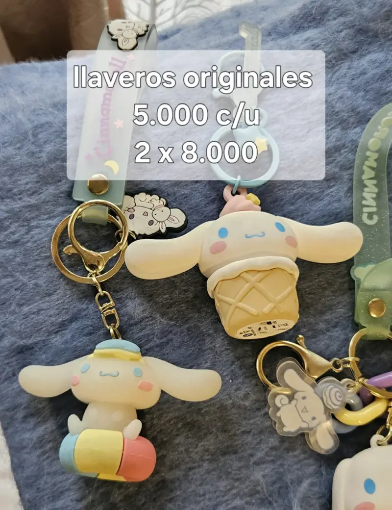 Llaveros Cinnamoroll originales variados - 4