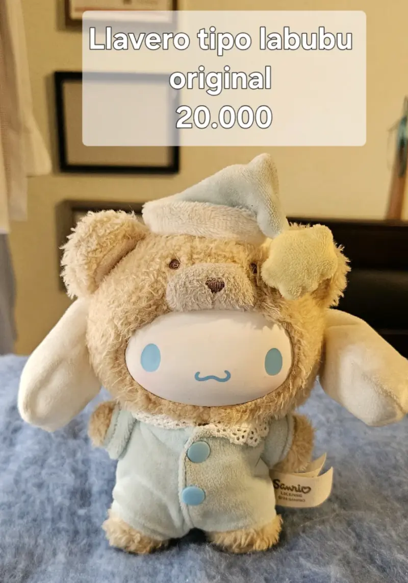 Llavero peluche tipo Labubu original y varios - 1