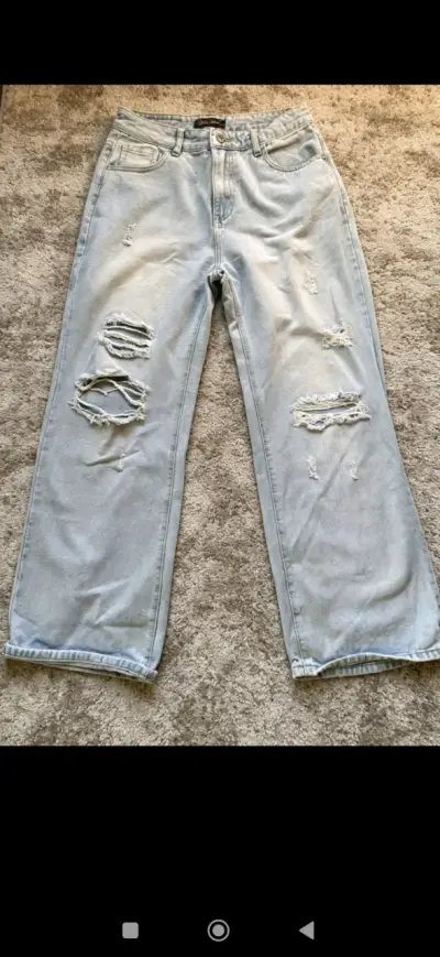 Jeans Mom celeste claro - miniatura 1