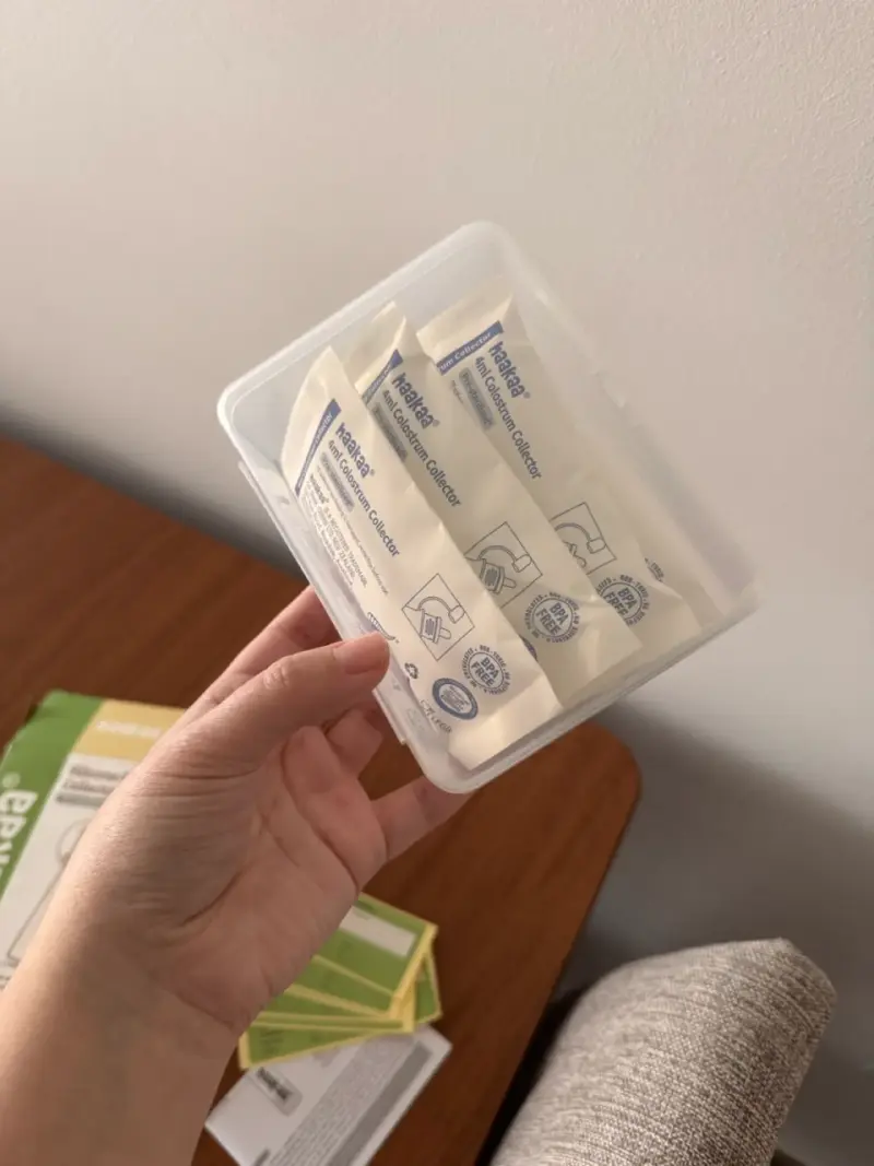 Pack de 5 colectores de calostro Haakaa - 3