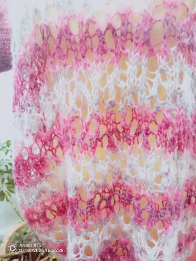 Polera tejida a mano con lana premium - miniatura 1