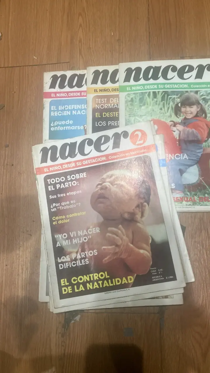 Colección de revistas Nacer sobre maternidad y crianza - 2
