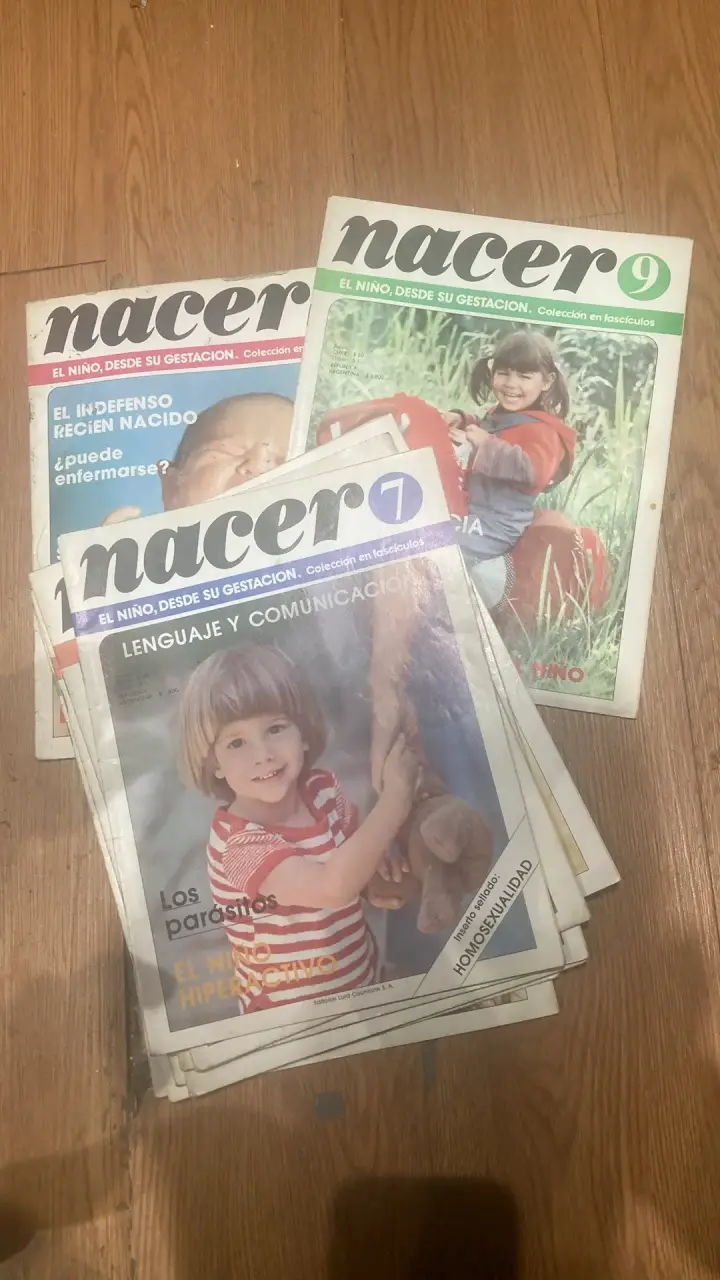 Colección de revistas Nacer sobre maternidad y crianza - 4