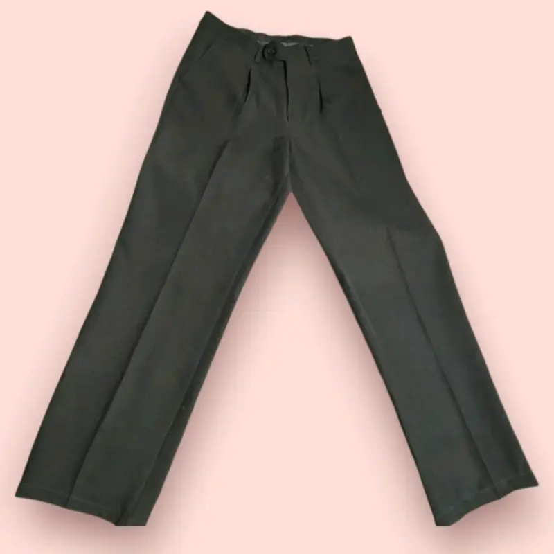 Pantalones de vestir negros para hombre