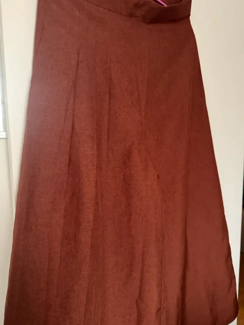 Pantalones palazzo color marrón para mujer - 2