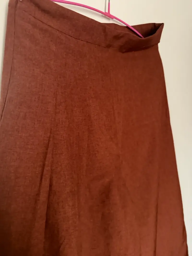 Pantalones palazzo color marrón para mujer - 3