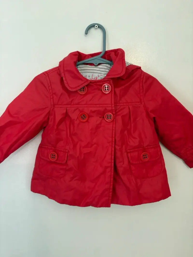 Impermeable roja para bebé Zara 9-12 meses - 1
