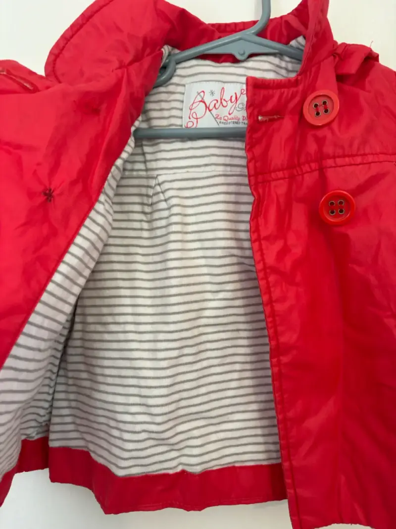 Impermeable roja para bebé Zara 9-12 meses - 3