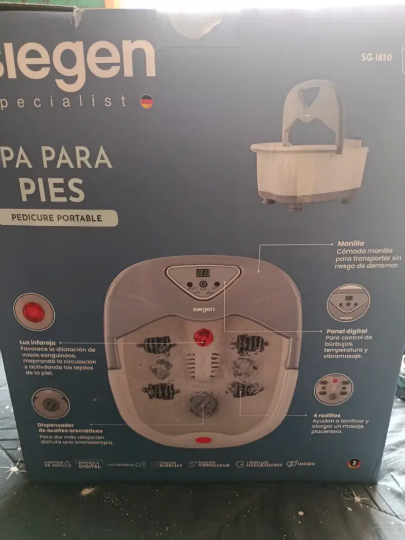 Spa para pies Siegen con masaje y calor - 3