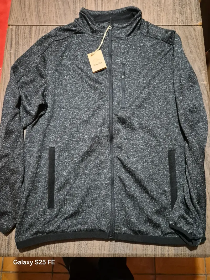 Polerón con capucha gris para hombre - 2