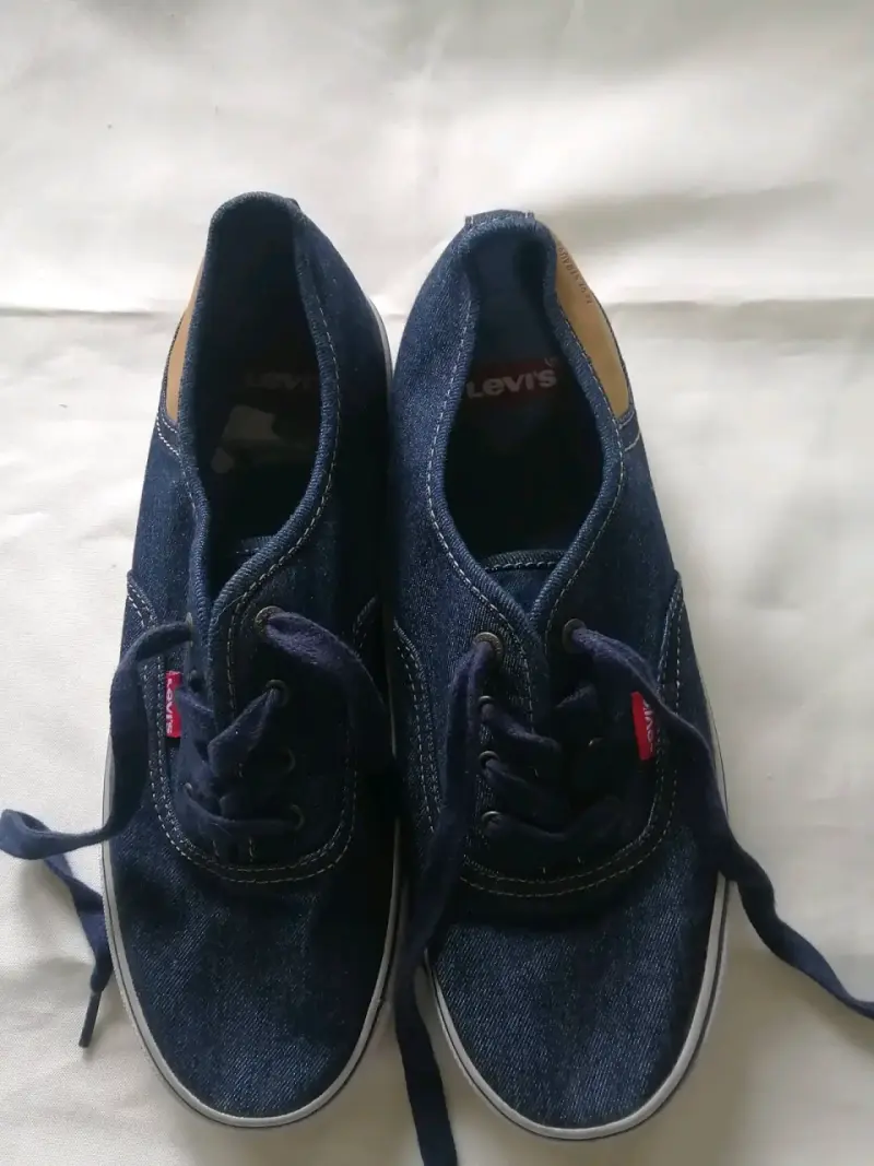 Zapatillas Levi's de mezclilla azul para hombre - 1