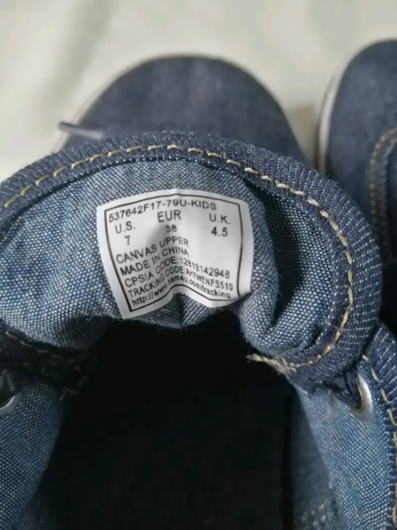 Zapatillas Levi's de mezclilla azul para hombre - 6