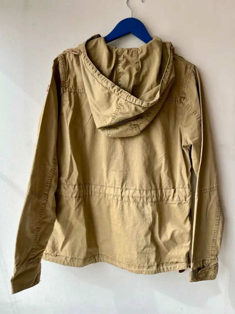 Chaqueta Geographical Norway Beige con Capucha - 2