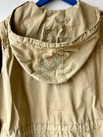 Chaqueta Geographical Norway Beige con Capucha - miniatura 3