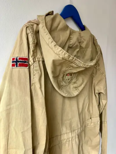 Chaqueta Geographical Norway Beige con Capucha - miniatura 4