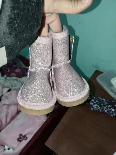 Botas de niña brillantes talla 22 - miniatura 4