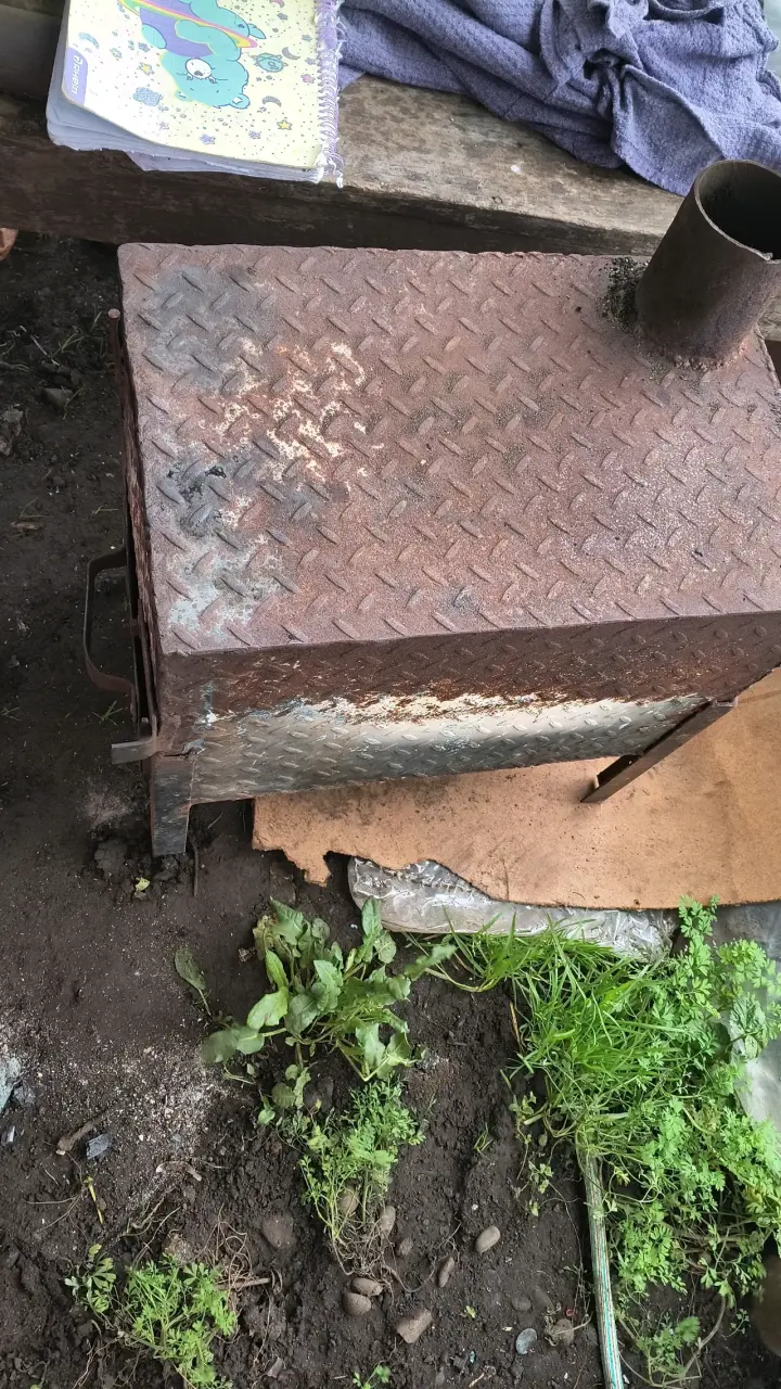 Estufa a leña de hierro forjado - 5