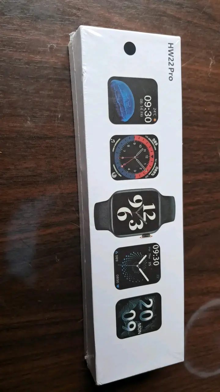 Smartwatch HW22 Pro con correa negra - 4