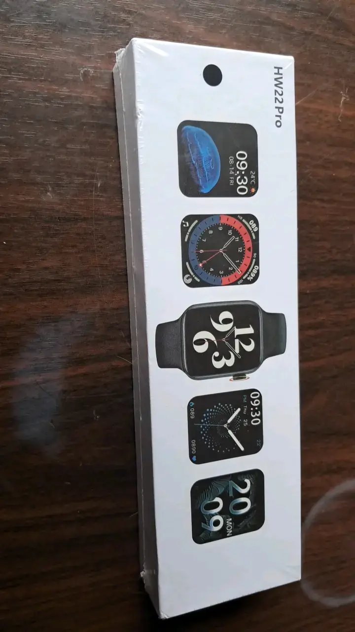 Smartwatch HW22 Pro con correa negra - 5