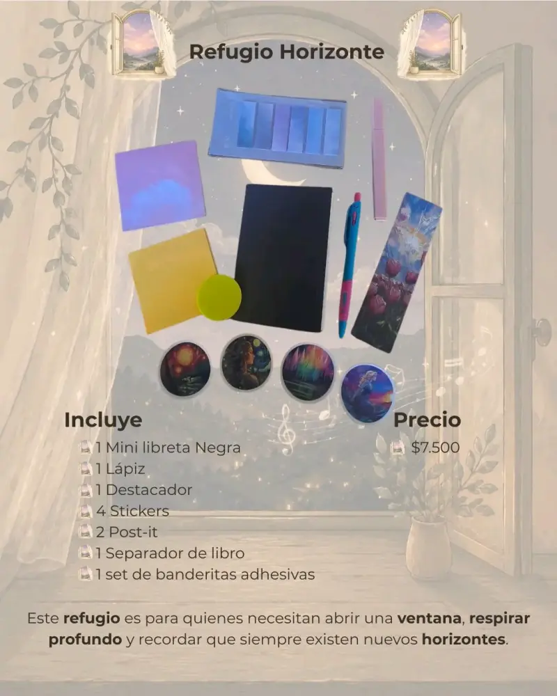 Set de Papelería Refugio Horizonte con Libreta y S - 3